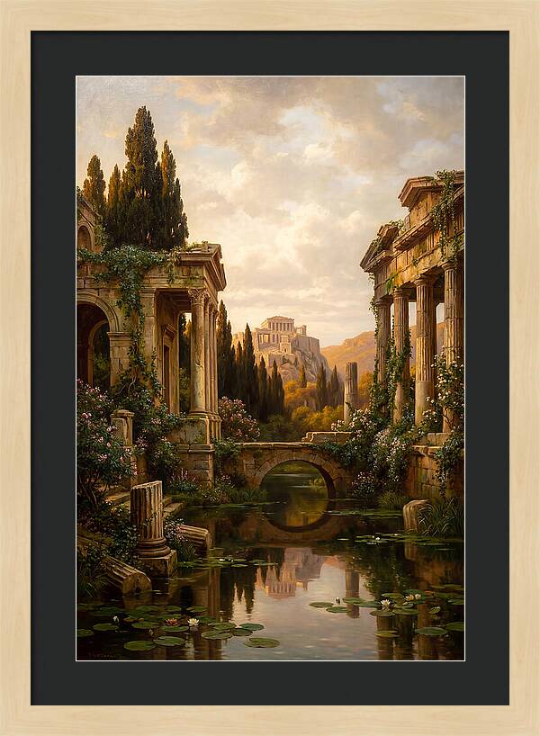Ancient Ruins Reflected In Time