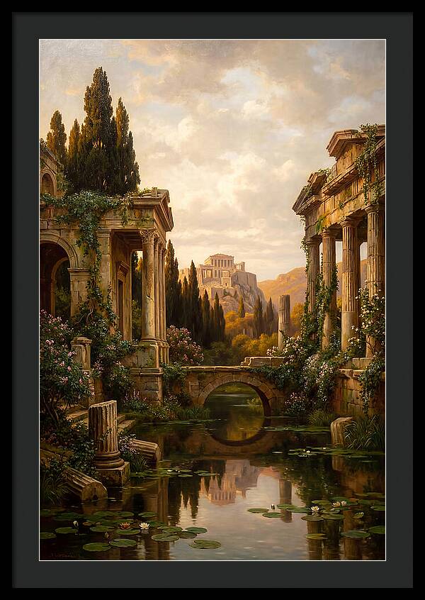 Ancient Ruins Reflected In Time