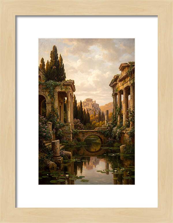 Ancient Ruins Reflected In Time