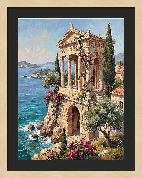 Ancient Temple By The Sea