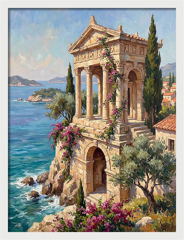 Ancient Temple By The Sea