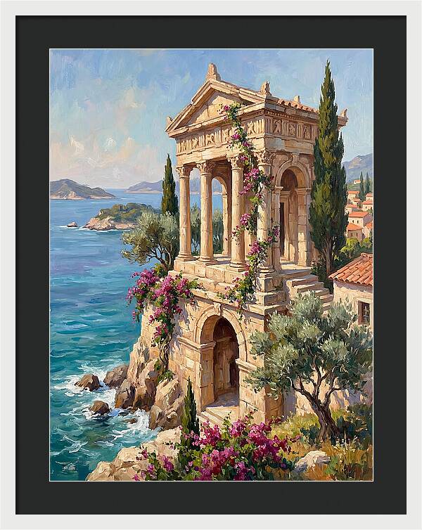 Ancient Temple By The Sea