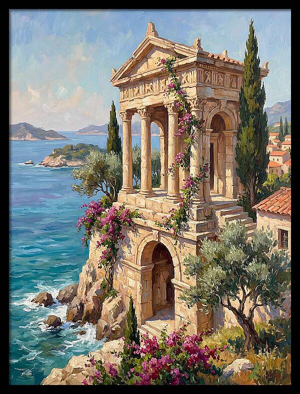 Ancient Temple By The Sea