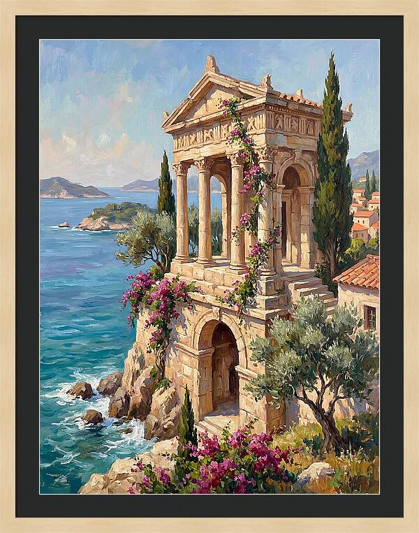 Ancient Temple By The Sea