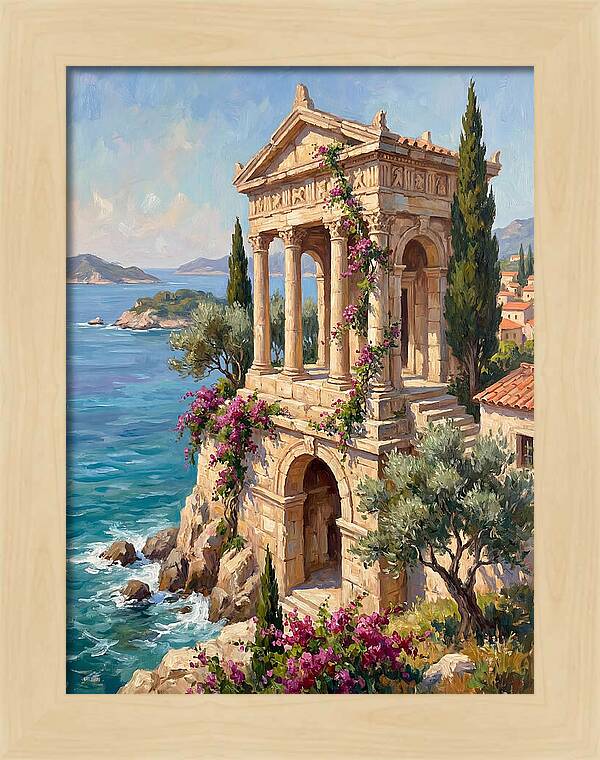 Ancient Temple By The Sea