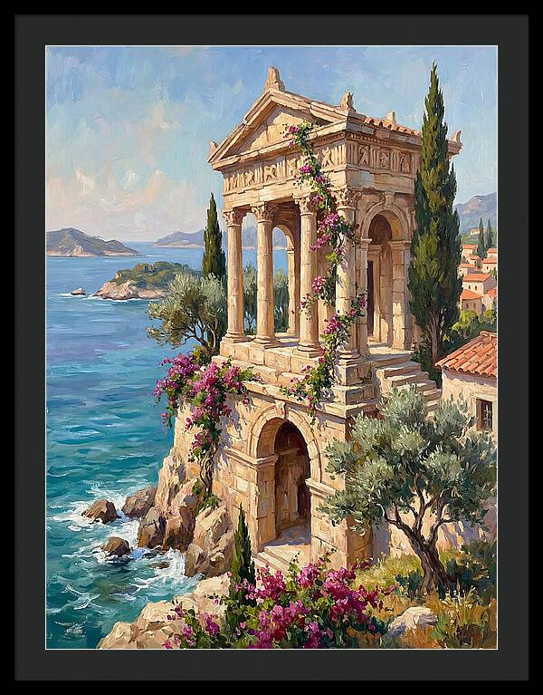 Ancient Temple By The Sea