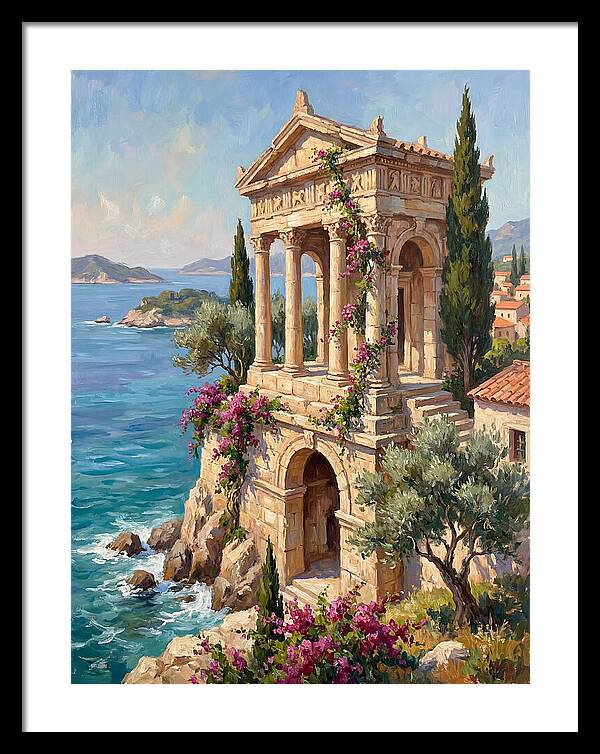 Ancient Temple By The Sea