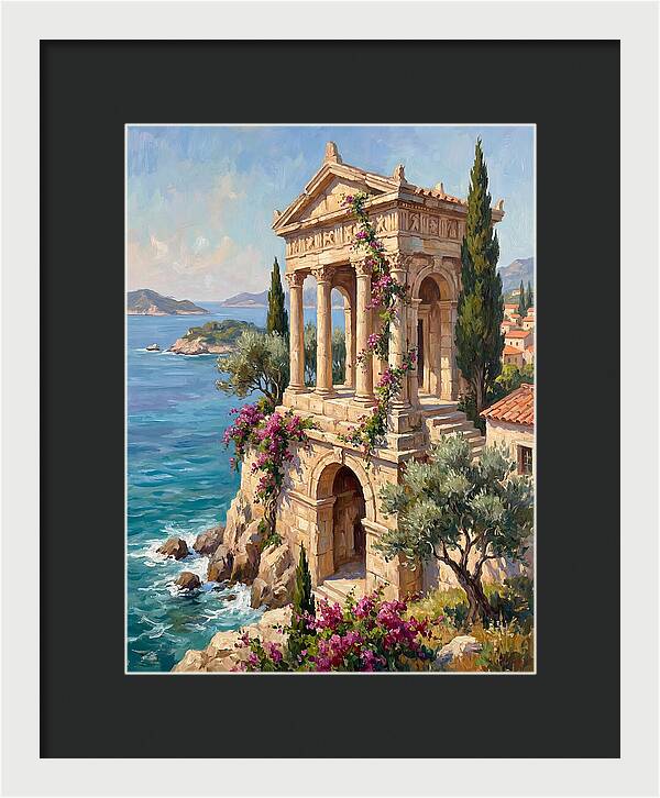 Ancient Temple By The Sea