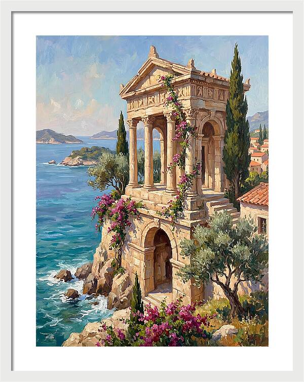 Ancient Temple By The Sea