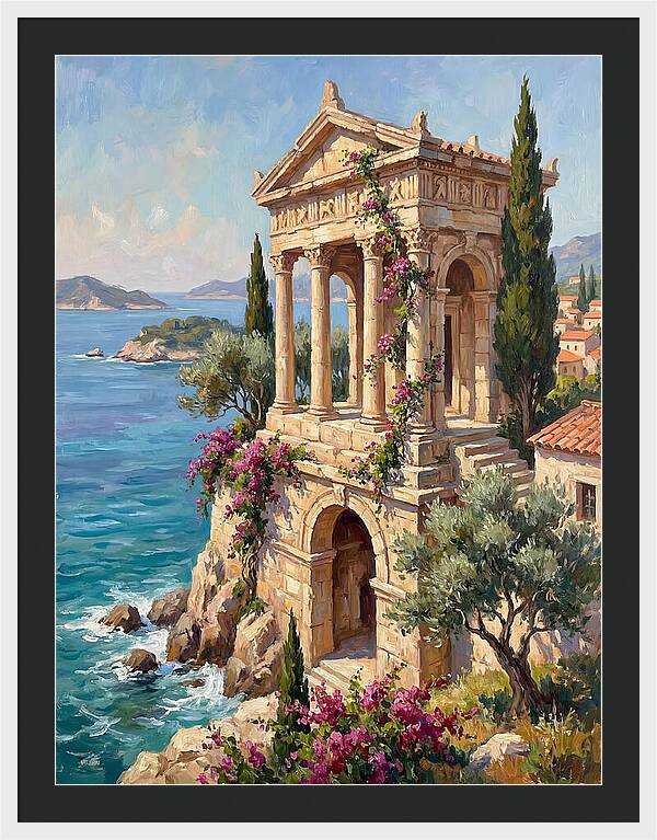 Ancient Temple By The Sea