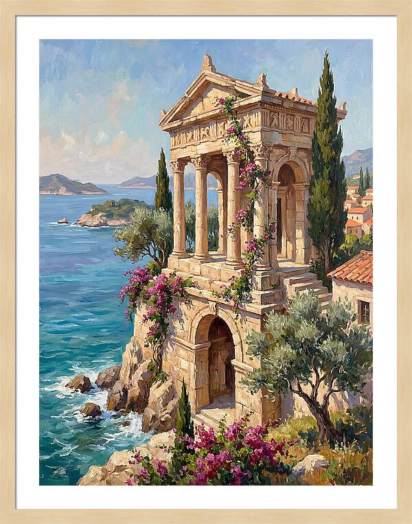 Ancient Temple By The Sea
