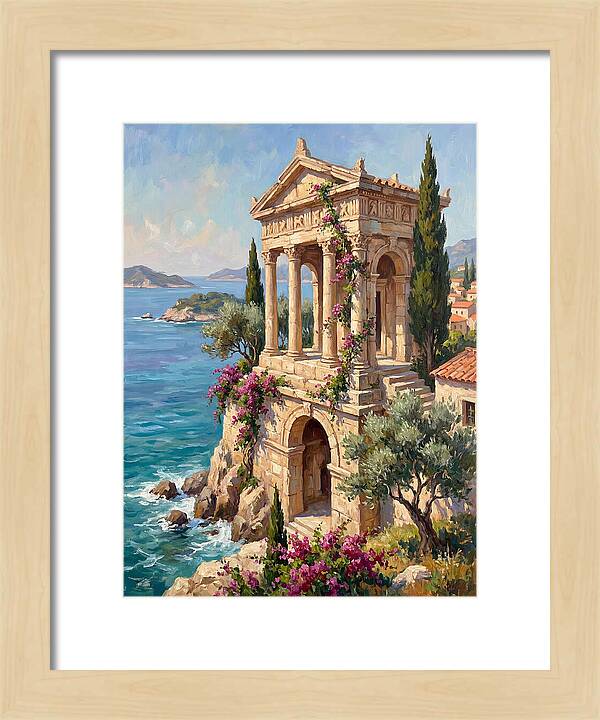Ancient Temple By The Sea