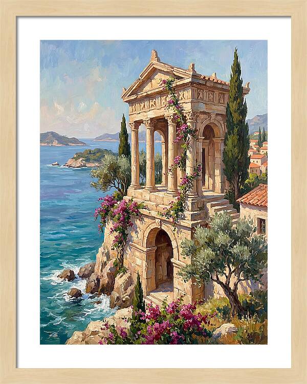 Ancient Temple By The Sea
