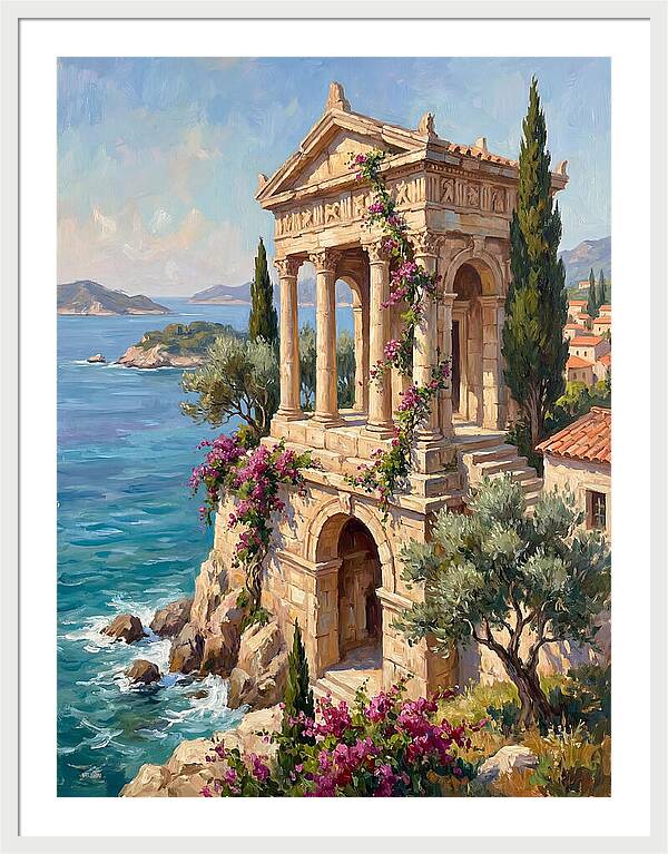 Ancient Temple By The Sea