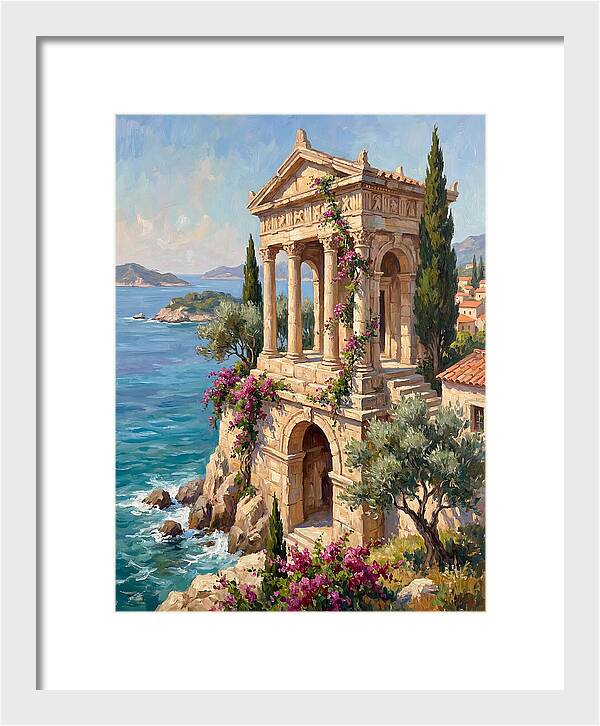 Ancient Temple By The Sea