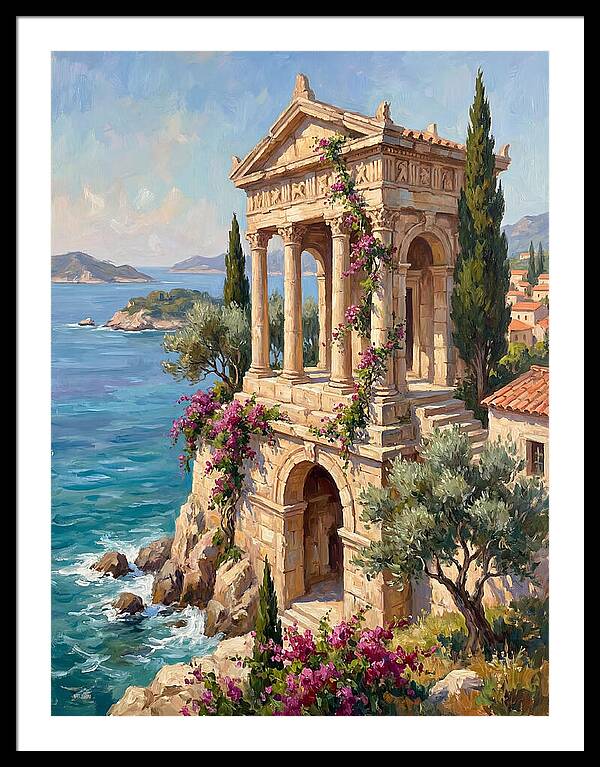 Ancient Temple By The Sea