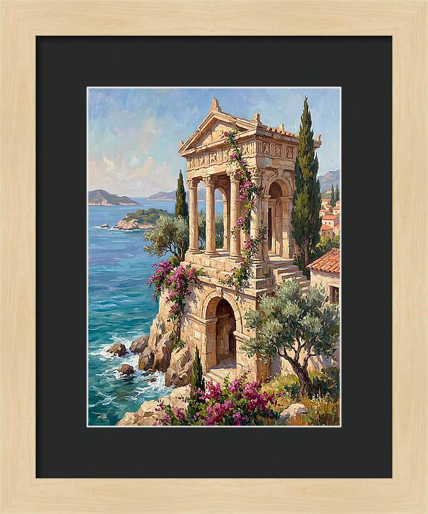 Ancient Temple By The Sea
