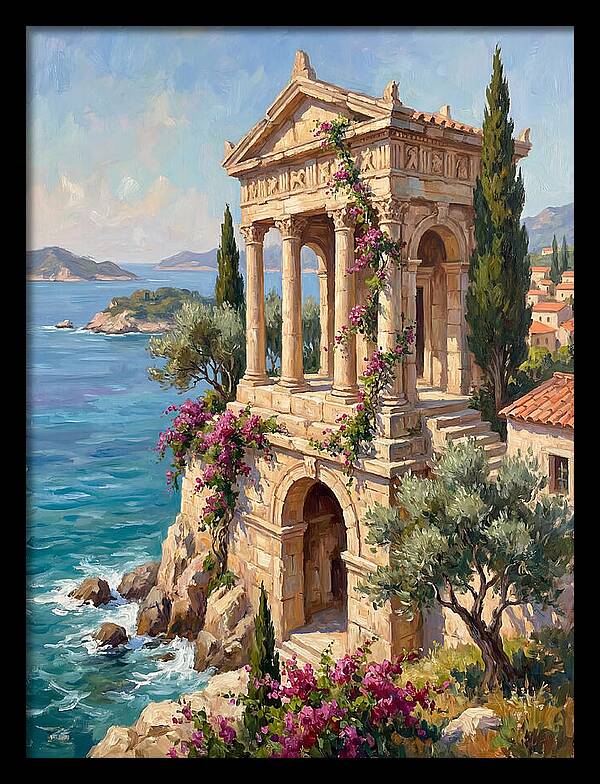 Ancient Temple By The Sea