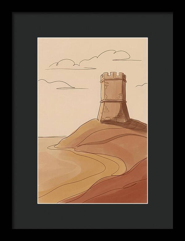 Ancient Watchtower Overlooking Sea