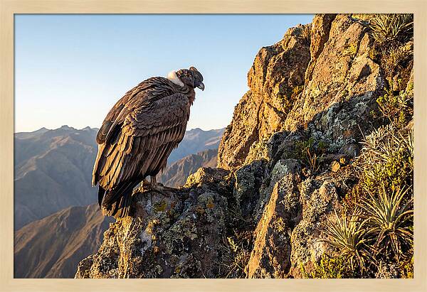Andean Condor Perched Majestically