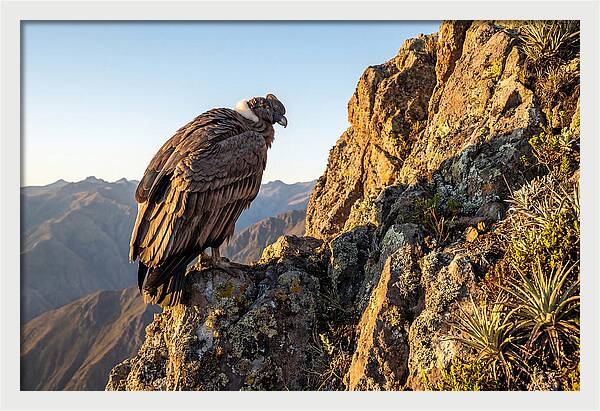 Andean Condor Perched Majestically