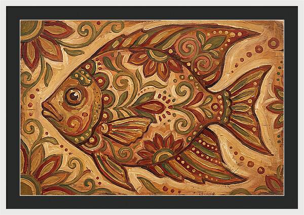 Angelfish Folk Art