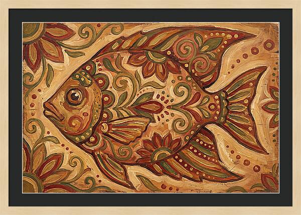 Angelfish Folk Art