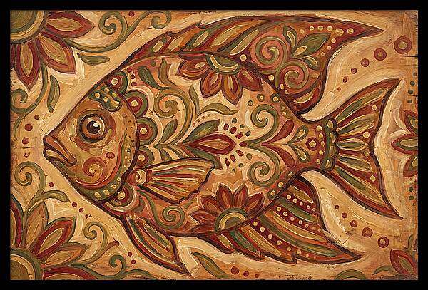 Angelfish Folk Art