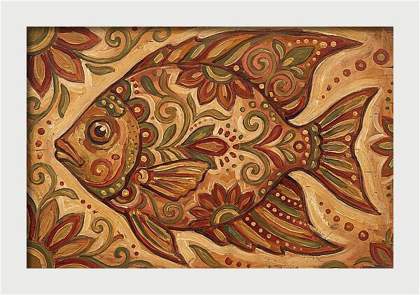 Angelfish Folk Art