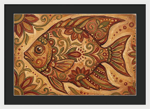 Angelfish Folk Art