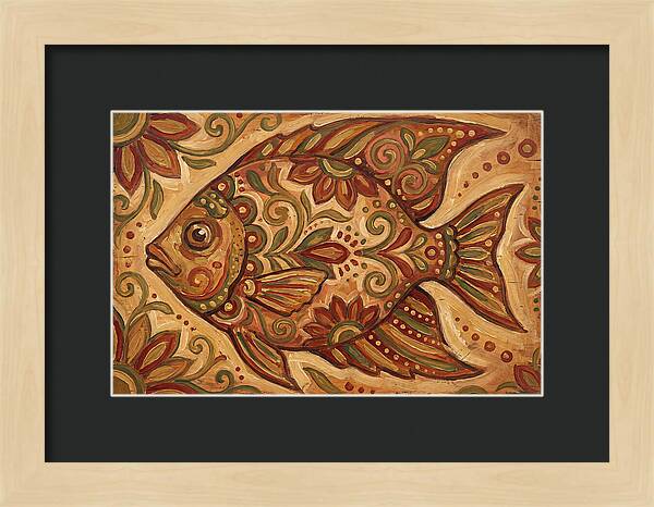 Angelfish Folk Art