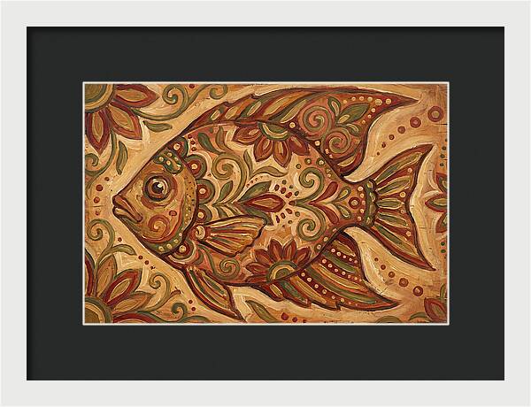 Angelfish Folk Art