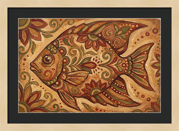 Angelfish Folk Art
