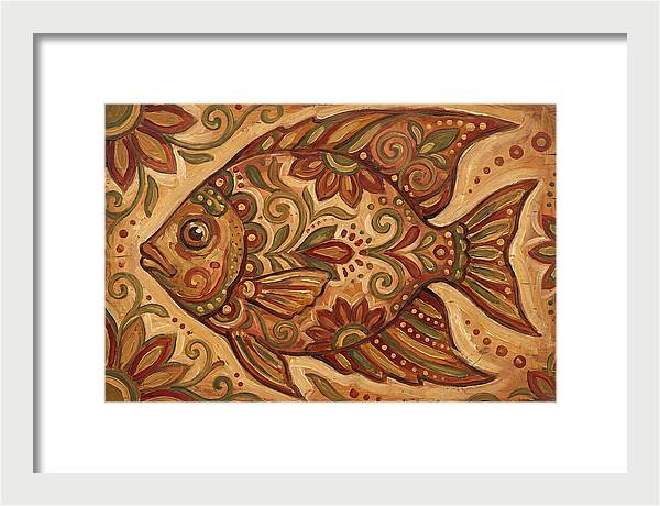 Angelfish Folk Art