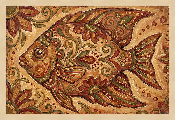 Angelfish Folk Art