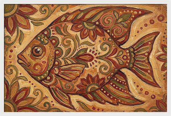 Angelfish Folk Art