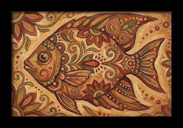 Angelfish Folk Art