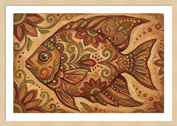 Angelfish Folk Art