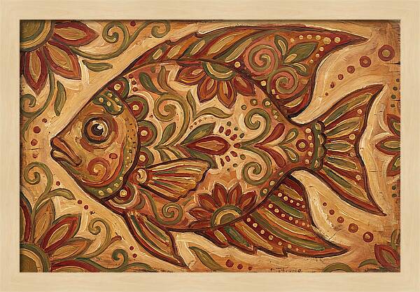 Angelfish Folk Art