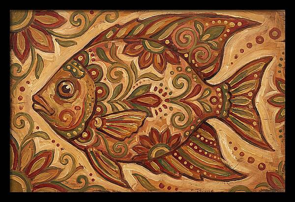 Angelfish Folk Art