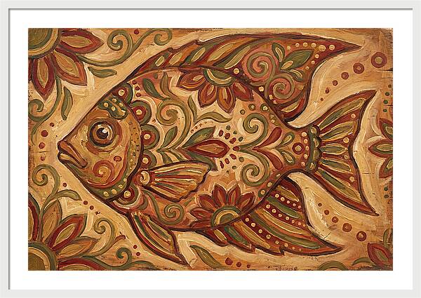 Angelfish Folk Art