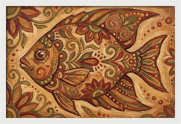 Angelfish Folk Art