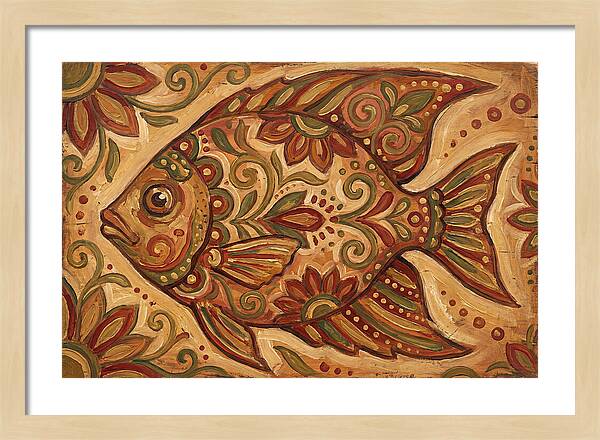 Angelfish Folk Art