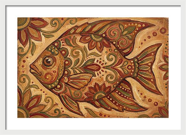 Angelfish Folk Art