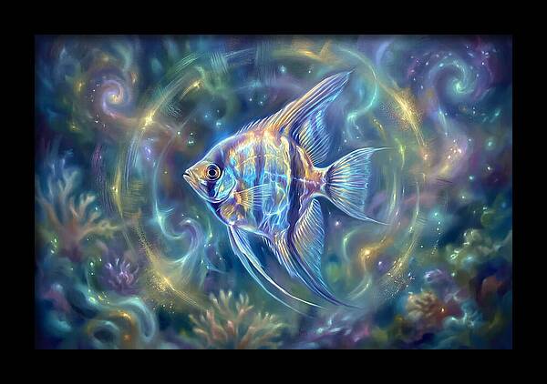 Angelfish In Motion