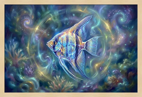 Angelfish In Motion