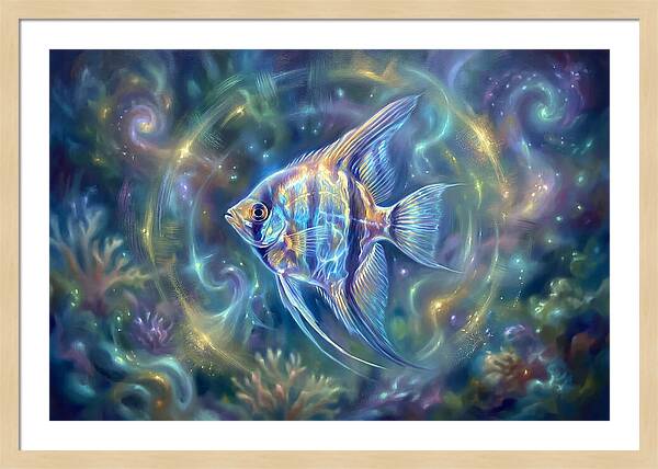 Angelfish In Motion