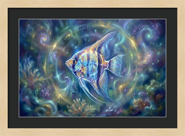 Angelfish In Motion