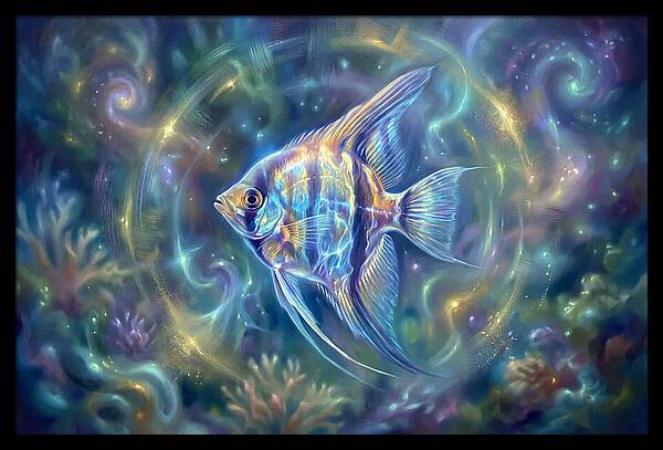 Angelfish In Motion