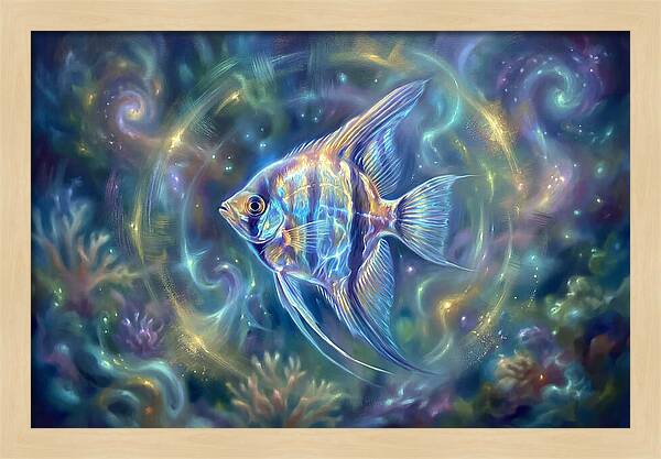 Angelfish In Motion